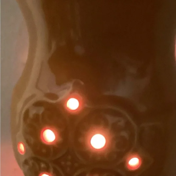 Joy Mangano Plug-In Wax Melt Warmer illuminates 360 plug Orange NWOT - Picture 5 of 7